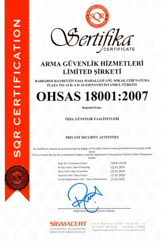 OHSAS 18001 : 2007